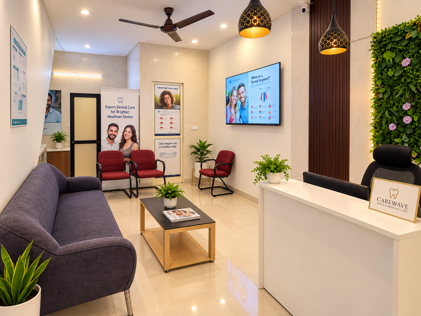 CareWave clinic waiting area